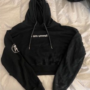 Call Her Daddy Cropped Hoodie